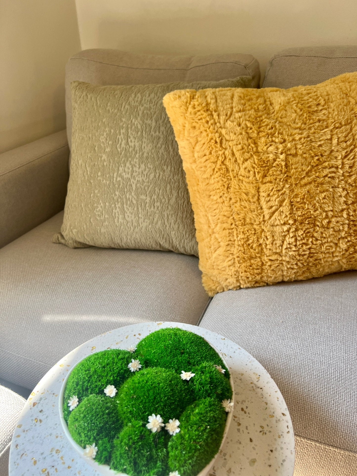 MOSS CENTREPIECE | Pole Moss | Moss Heart Bowl | Preserved Moss Gift  | Moss Bowl | One of a Kind | Green Pole Moss | Wedding Gift