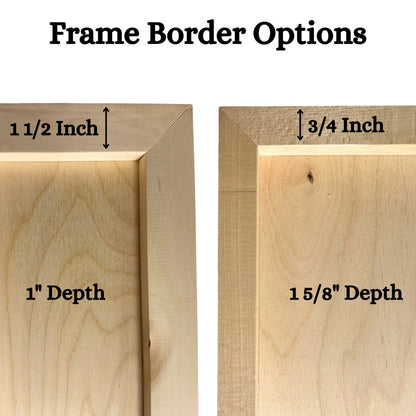 Framed Preserved Moss Wall Art: Reindeer & Pole Moss Set | USA - TARIFF FREE