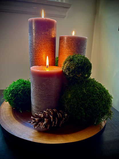 Moss Balls | Sheet Moss | Decorative Natural Moss Ball | Bowl Decor | Centerpiece | Multi Seasonal Gift | Wedding Centrepiece | Christmas