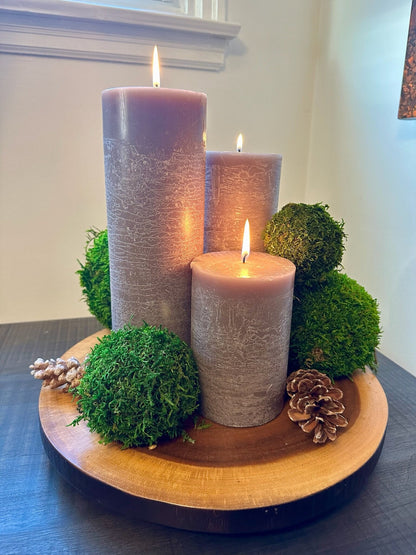 Moss Balls | Sheet Moss | Decorative Natural Moss Ball | Bowl Decor | Centerpiece | Multi Seasonal Gift | Wedding Centrepiece | Christmas