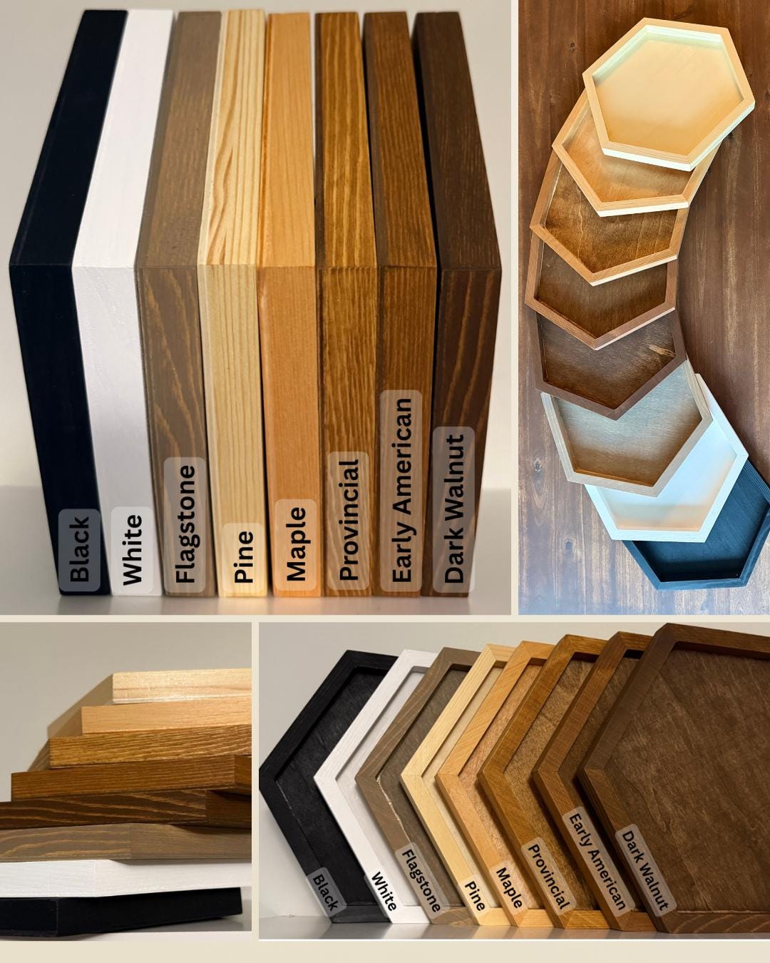 Honeycomb Moss Wall Art: Reindeer, Pole & Sheet Moss Hexagon | USA - TARIFF FREE