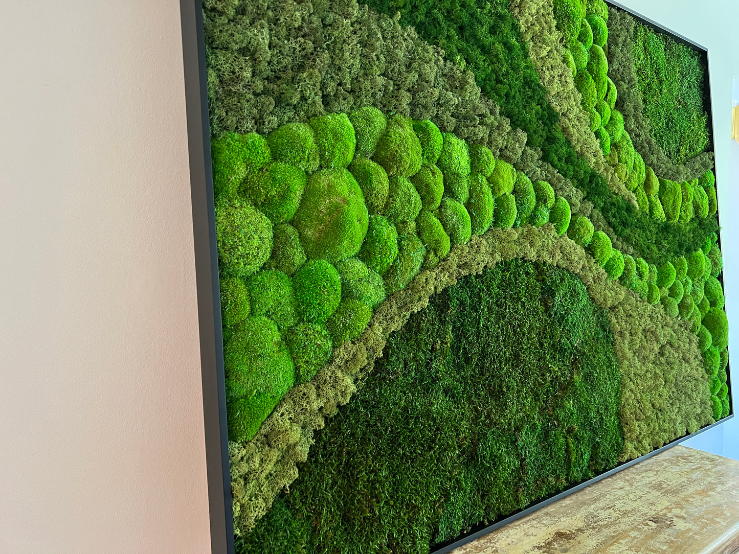 Moss Wall Art - Large Moss Wall Decor - Inverse Hills