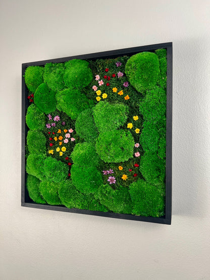 Colours of the Rainbow - 12 x 12 Square - Shades of Green Reindeer, Pole & Mood Moss