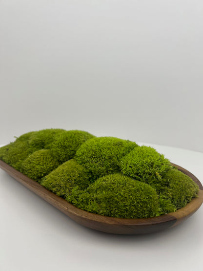 Brown Tray - Beautiful Green - Centrepiece - One of a Kind