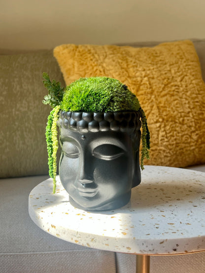 Moss Centerpiece Buddha Bowl | Pole Moss | Preserved Fern | Ceramic Centrepiece Bowl | Gift | Wedding Centrepiece